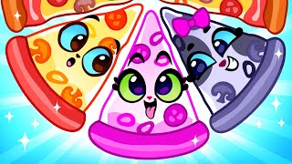 Pizza Party For Kids 🍕 My Special Pizza Song 😋  More Yummy Songs and Nursery Rhymes 😻 PurrPurr [upl. by Cuttie]