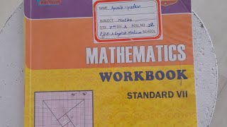 Maths Workbook Class 7th Lesson no 1 Geometrical constructions [upl. by Isle545]