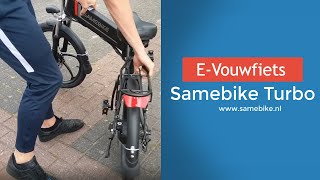 Elektrische Vouwfiets  Samebike Turbo 🚗🏠 [upl. by Ydnamron]