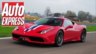 Ferrari 458 Speciale review  Auto Express [upl. by Templa80]