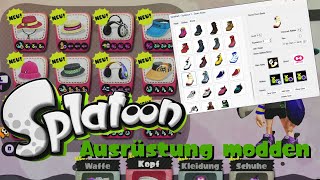 Splatoon 1 Mod Tutorial  Ausrüstung selbst bearbeiten 2024 [upl. by Elfstan]