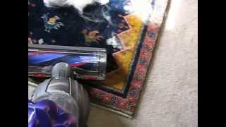 Dyson dc50 dc 50 animal pet hair test amp tangle free turbine test [upl. by Alyl]