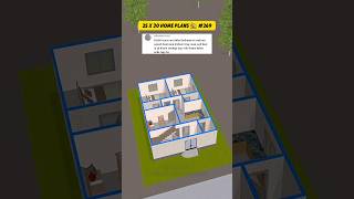 25 by 30 House plan 3d 🥀💕♥️ home erarman house shortfeed [upl. by Streeto]