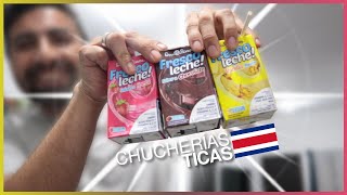 PROBANDO CHUCHERÍAS TÍPICAS DE COSTA RICA 🇨🇷  COMIDA  VLOG [upl. by Ahsimit]