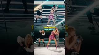 Taylor Swift vs Kanye West  who is more successful  taylorswift shorts music swiftie ts [upl. by Jayme]