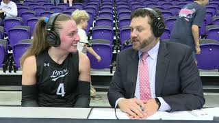 Bellarmine Volleyball PostGame [upl. by Anaeel]