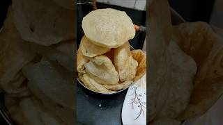 Puri amp matar chana curry without onion garlic food shorts [upl. by Novled26]