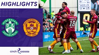 Hibernian 13 Motherwell  The Well Hit Two Stunning Free Kicks  cinch Premiership [upl. by Eiramyma]