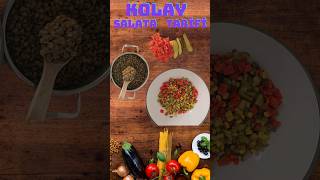 Mercimek Salatası Nasıl yapılır  Pratik Salata Tarifleri  shorts yemektarifleri food cooking [upl. by Notlim]