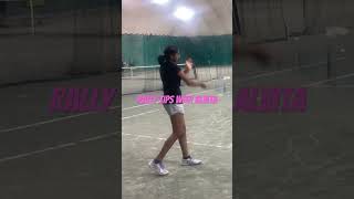 Rally tips with Alvita rally tips players tips coach gnitou consistency tips tennistips [upl. by Ori]