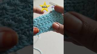 Star stitch crochetpattern crochettutorial croche stitch star song telugu minituber views [upl. by Cyma]