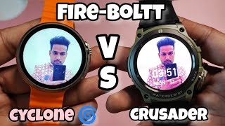 Fireboltt Cyclone vs Fireboltt Crusader  Rugged vs Formal looking smart watch  new video [upl. by Flory]