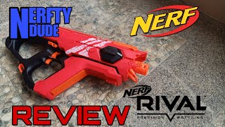 NERF RIVAL PERSES REVIEW 800SUBS  NERFTYDUDE [upl. by Oiludbo936]