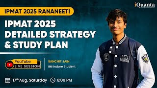 How to prepare for IPMAT 2025 by IIM Indore IPM student  IPMAT 2025 Rananeeti [upl. by Yrovi]