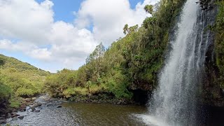 QUEENS CAVE WATERFALL at Aberdare National Park KENYA Hiking Trip 🇰🇪 tembeakenya [upl. by Gerlac]