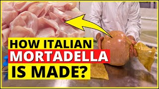 How Giant Italian Mortadella is made Mortadella how its made  Food How its made [upl. by Iorgos894]