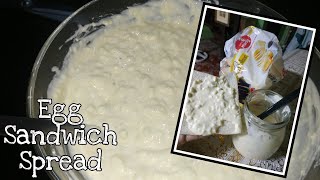 EGG SANDWICH SPREAD  EASY RECIPE  Filipino Style [upl. by Snoddy859]