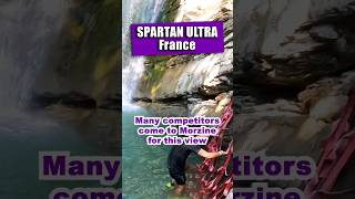 🏞️ SPARTAN RACE Ultra  Morzine spartan waterfall shorts [upl. by Armalla431]