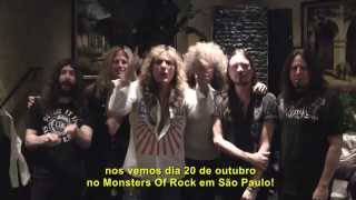 Whitesnake manda recado para o Monsters Of Rock [upl. by Valaria460]