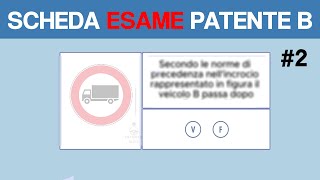 SCHEDA ESAME PATENTE B 2024 2 [upl. by Ttenrag]