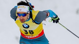 MARTIN FOURCADE  SPRINT HOCHFILZEN 2017 [upl. by Ydissak896]