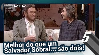 Melhor que um Salvador Sobral são dois  5 Para a Meia Noite [upl. by Koenraad908]