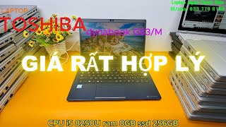 Laptop Toshiba dynabook G83M i5 8250Uram 8GB ssd 256GBmàn 133 inch  Full HD [upl. by Anehsuc]