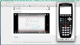 Sigma summation notation on Calculator [upl. by Emmons]