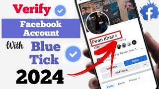 How To Verify Facebook Account With Blue Tick  How to Get Verified On Facebook [upl. by Etem]