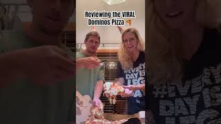 Reviewing the VIRAL Dominos pizza 🍕 [upl. by Cohleen94]