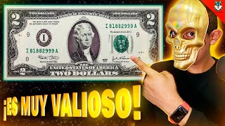 ¡Los VALIOSOS billetes de 2 Dolares ¿Tienes alguno Conoce su PRECIO real [upl. by Morty536]