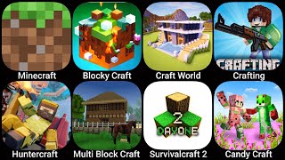 Minecraft Blocky Craft Craft World Crafting Huntercraft Multi Block Craft Survival Craft 2 [upl. by Yboc]