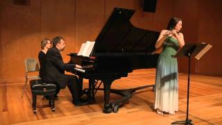 Gabriel Pierné Sonata for flute and piano Op 36 Mvt 1 [upl. by Imer640]