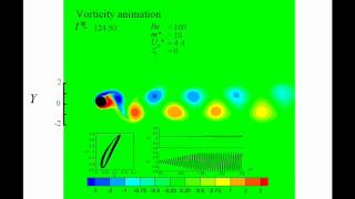 Immersed boundary modelling of vortex induced vibration of structures [upl. by Aizahs456]