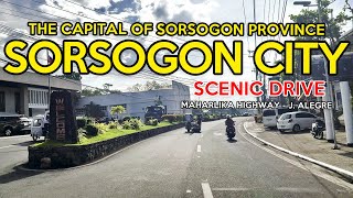 Sorsogon City Driving Tour  Sorsogon Capital Bicol Philippines  2K HDR [upl. by Ahsiekram]