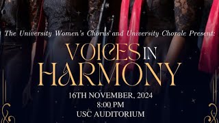 The University Chorale amp Womens Chorus  Voices in Harmony Concert  Nov 16 2024 [upl. by Atnim122]