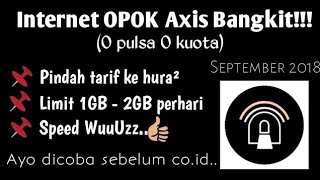 TRIK INTERNET GRATIS AXIS TERBARU  Oktober 2018 [upl. by Henrion352]