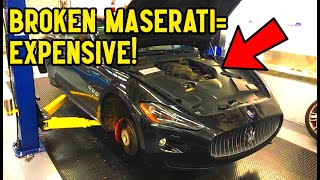 MASERATI GranTurismo Major Service is 2000 SO WE DID IT OURSELVES [upl. by Eno]