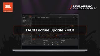 JBL Line Array Calculator 33 Update [upl. by Cavit]