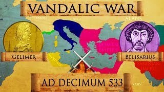 Battle of Ad Decimum 533 Roman  Vandalic War DOCUMENTARY [upl. by Gschu]