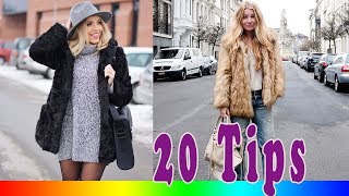 20 Style Tips On How To Wear Faux Fur Jackets [upl. by Dorinda]