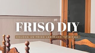 Cómo colocar friso de madera  Instálalo tú misma DIY  Friso laminado [upl. by Manas122]