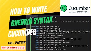 SpecFlow NET  Gherkin Syntax  Selenium WebDriver CSharp [upl. by Etteniotnna]