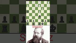 Steinitz Karl Hampee vs Steinitz 1859 chess chessgame xadrezhistory classic [upl. by Tomlinson436]