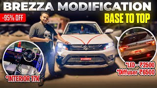 Brezza Modified Lxi To Zxi With Price😍Brezza Modification [upl. by Ofloda]