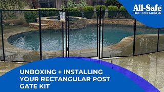 DIY SelfClosing Gate Kit Installation for Pool Fencing Unboxing Assembly and Safety Tips [upl. by Tonia]