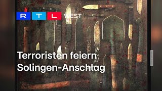 Terroristen feiern SolingenAnschlag – und drohen mit weiteren Morden  RTL WEST 14102024 [upl. by Janeva]