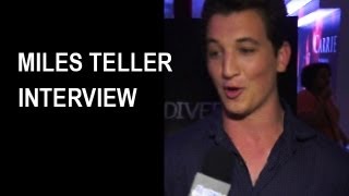 Miles Teller Interview 2013  Divergent The Spectacular Now  Beyond The Trailer [upl. by Cristen663]