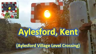 Aylesford Village Level Crossing Kent [upl. by Marb]