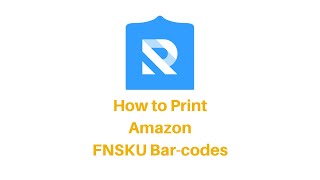 How to Print Amazon FNSKU Barcodes in Seller Central [upl. by Nyleimaj]